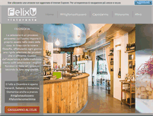 Tablet Screenshot of felixristorante.com